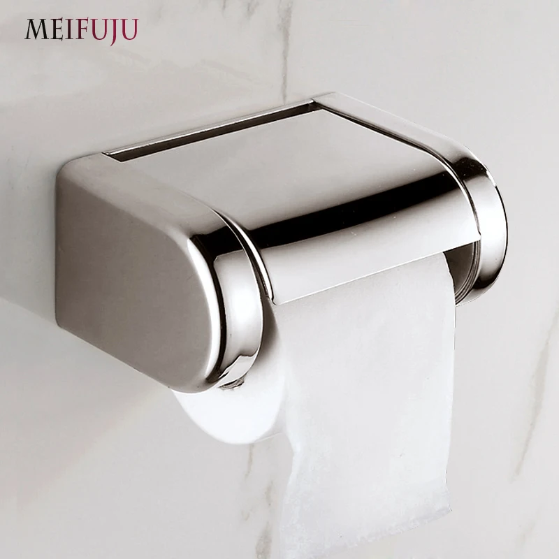 

Wholesale And Retail Modern Durable Stainless Steel Toilet Paper Holder Tissue Holder Roll Paper Holder Box Bathroom Accessories