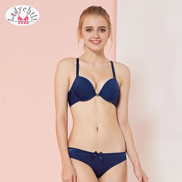 Download Ladychili Women Seamless Bra Front Open Bra Butterfly ...