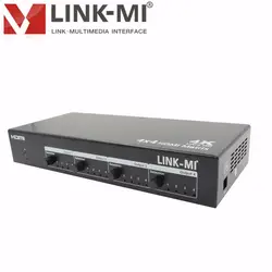 LINK-MI LM-MX05 4x4 HDMI матричный с RS232, поддерживает 4 К x 2 К с ИК 3D