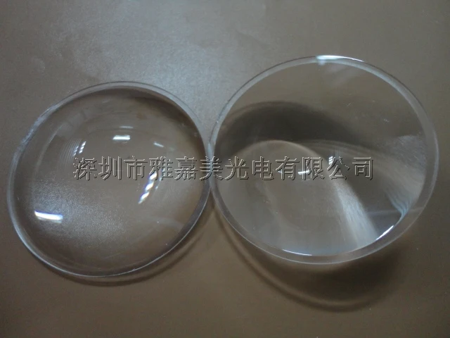 

power LED lens diameter 45mm Plastic Plano Convex lens,led optical lens,Led reflector lens