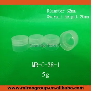

Free Ship 50PCS 5ml 5g MINI Small Translucent PS Acrylic Sample Jar Container, Plastic Empty Cosmetic Cream Sample Jar with Lids
