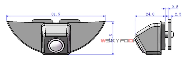 Закрывает 180deg CCD HD фронтальная Фирменная камера с логотипом для Nissan X-trail Qashqai Tiida Teana Sylphy Sentra Pathfinder фронтальная камера