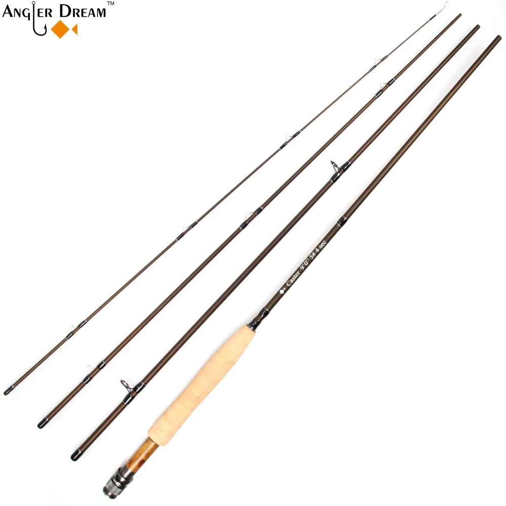 يطير الصيد رود كومبو 8.3/ألياف الكربون 9ft يطير قصبة الصيد مع 3/4 5/6 7/8wt يطير الصيد بكرة و خط
