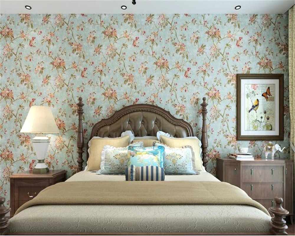 Gratuit Images Beibehang American Country Papier Peint Wallpaper Idyllic Green actualisé par