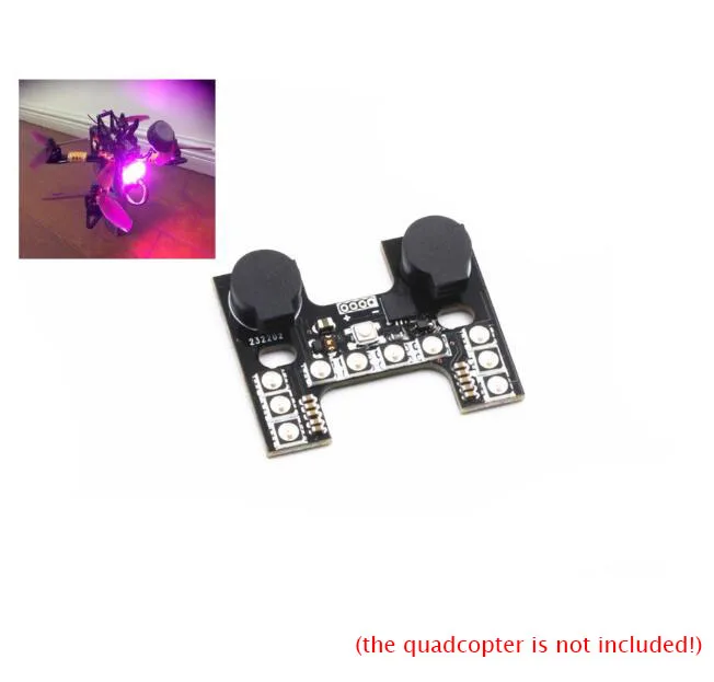 RC Quadcopter FPV WS2812B LED Light With BB Buzzer PCB Board RC Airplane Finder Alarm 5V Support NAZE32 SPRacing F3/F4 RC Quadcopter FPV WS2812B LED Light With BB Buzzer PCB Board RC Airplane Finder Alarm 5V Support NAZE32 SPRacing F3/F4
