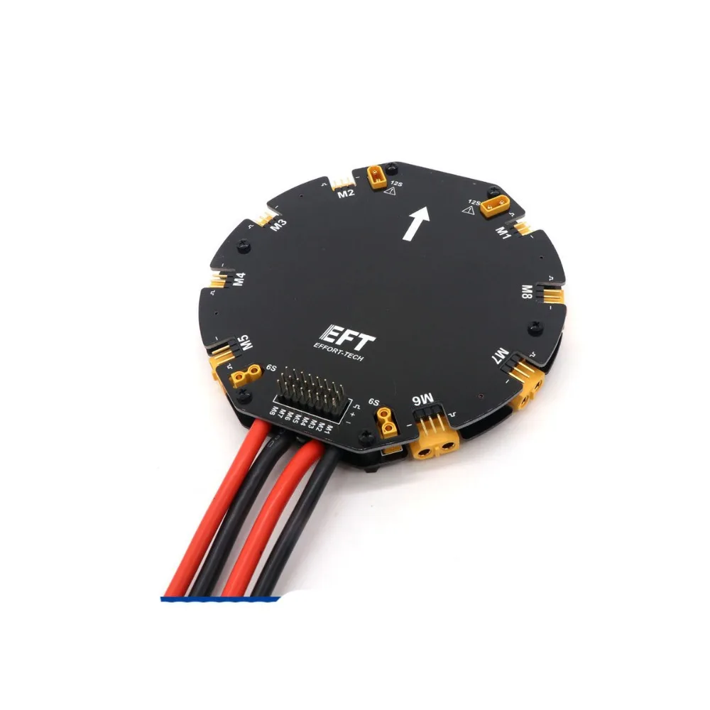 1PC 8-axis Plant Protection Drone Power Distribution Module V3-E High Current Distribution Board Power Signal Integrated Panel