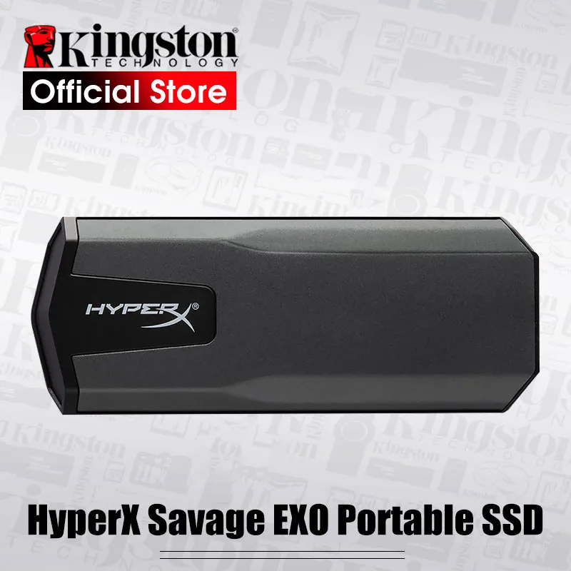 Kingston HyperX внешний твердотельный накопитель 480 Гб Hdd 960 ГБ 3D NAND USB 3 1 Портативный SSD