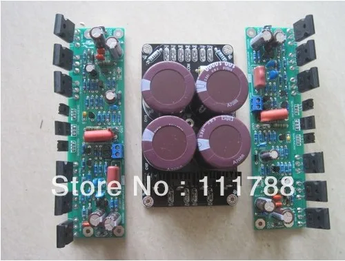 

Assembled L150W FET Power amplifier board + Power supply board (2+1)