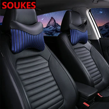 

2pcs Memory Cotton Car Seat Protects Neck Pillow For Citroen C5 C4 C3 Mini Cooper Opel Astra H G J Vectra C Saab