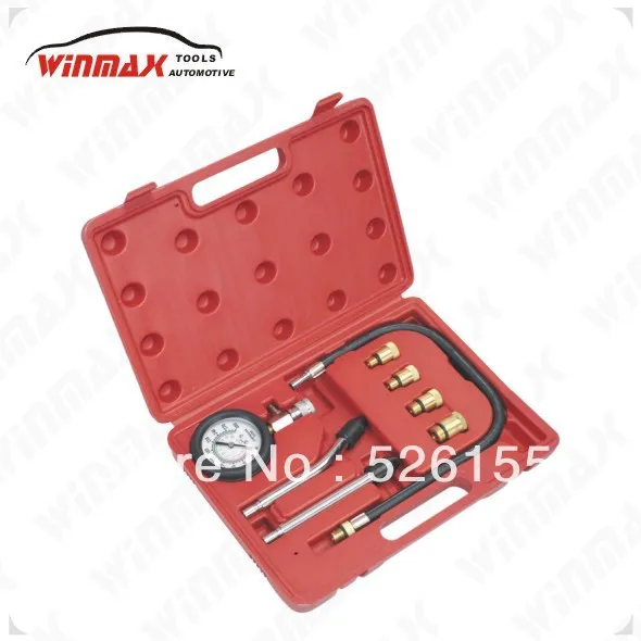 WINMAX Engine Cylinder Compression Tester Gauge Kit M10, M12, M14, M18 Auto Truck Car Repair