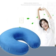 Цвет шеи u-образная модная u-образная подушка из пены памяти для шеи Защита подголовника для путешествий Мягкая Подушка подголовник для офиса ODS003