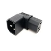 Connecteur IEC 320 C14 à C13, adaptateur d'alimentation à angle vers le haut, prise de Conversion IEC320 C13 à C14 AC, convertisseur 3 broches femelle à mâle ► Photo 3/6