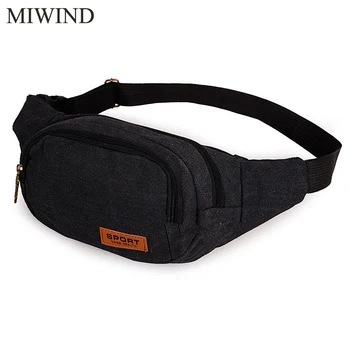 

Free Shipping Waterproof Waist Pack For Men Women Casual Functional Fanny Pack Hip Money Belt Travel Mobile Phone Bag WUP101
