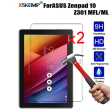 Xskemp 2 шт./лот 9 H Настоящее закаленное Стекло для Asus ZenPad 10 Z301 mfl/мл Ultra Clear глянцевый Планшеты экран протектор Защитная Плёнки
