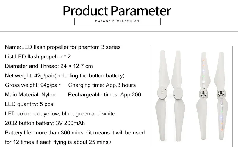DJI Phantom 3 профессиональные аксессуары Зарядка светодиодный флэш-пропеллеры для phantom 3 Advance Drone пропеллеры USB зарядное устройство лезвия