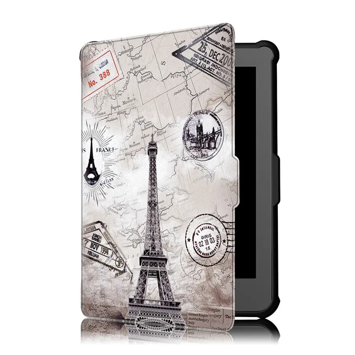 50Pcs PU Leather Cover Case for Kobo Clara HD 6 6" inch Ebook Reader+ Screen Film