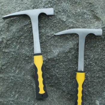 

Sharp Mouth Geogogy Hammers Mine Exploration Survey Multifuctional Hand Tool Durable Rock Pick Geology Tool With Rubber Handle