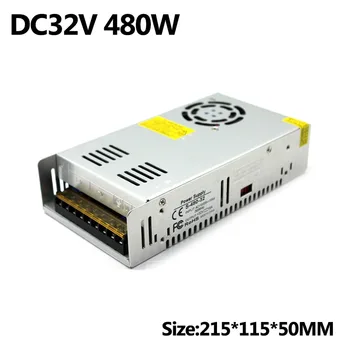 

Power Supplies driver transformer 110v 220v AC to DC32V 15A 480W Adjustable power source For CNC CCTV Motor Repeater LED Light