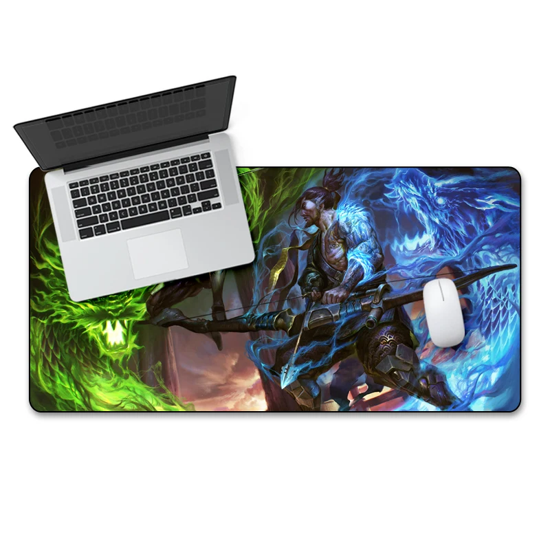 Большой игровой коврик для мыши QQQRGB 80x40 см европейцы и американцы используют