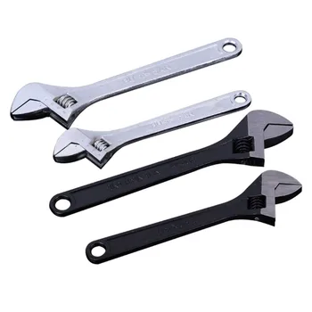 

Shanghai Three Chrome Plating Anti-slide Universal Monkey Wrench Adjustable Spanner Adjust Wrenches With Key Hand tools