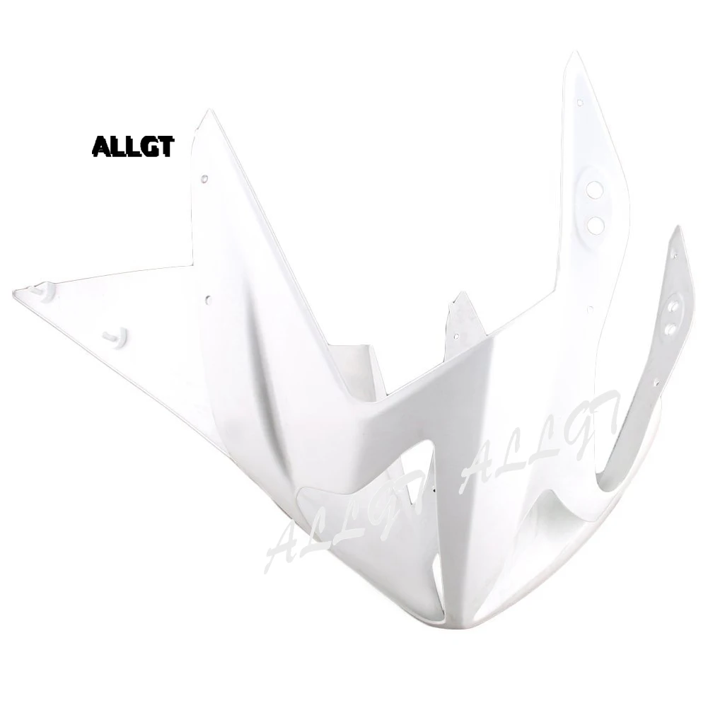 

ALLGT Motorcycle 1 x Injection Upper Front Nose Cowl Fairing For 2003 - 2004KAWASAKI NINJA ZX6R Unpainted ABS Injection