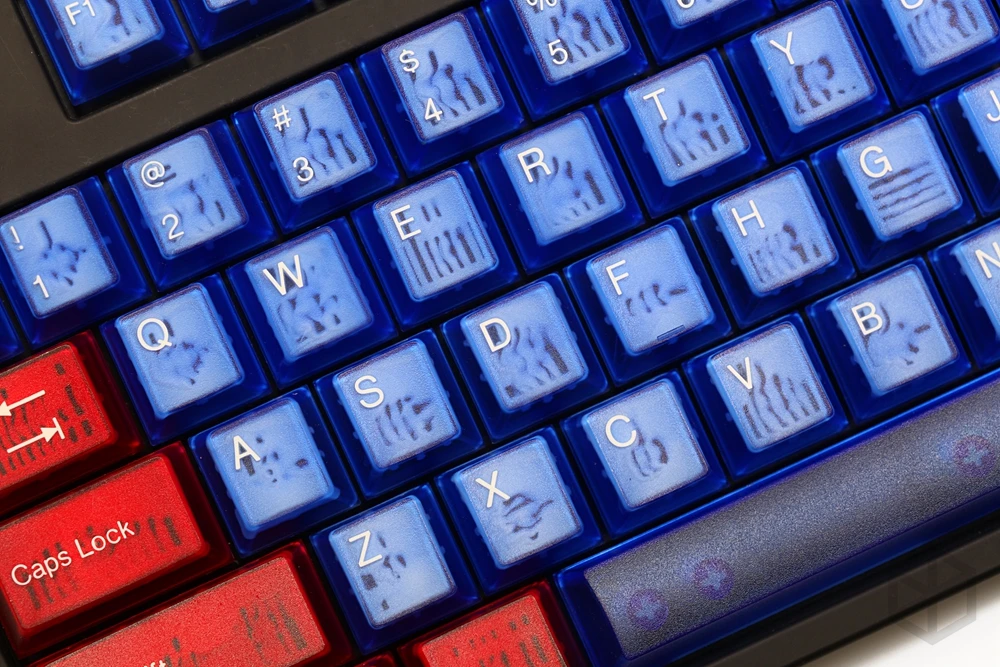 Taihao cubic abs с двумя шапками для игр механическая клавиатура синим желтым оранжевым