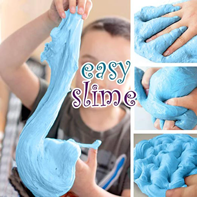 

Funny Slime Toys Mucus Fluffy Blue Modeling Clay Colorful Fluffy Floam Slime Fluffy Slime Anti-Stress For Children Kids Gift