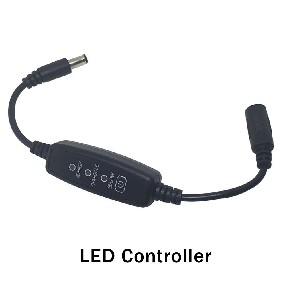 

Led Controller DC12V 24V 3 Moddles High Middle Low Power Switch Control Brightness Dimmer for Led Lighting