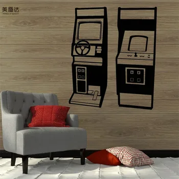 

Wall Decal Slots Gambling Video Game Old Gamer Arcade Vinyl Stickers