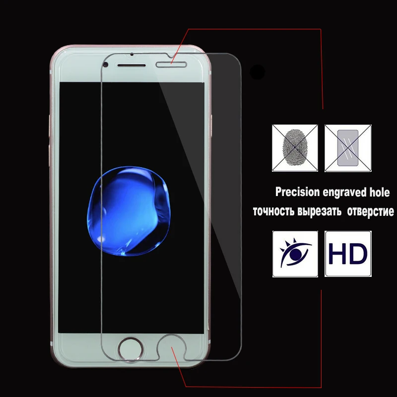 Стеклянная пленка IQD для iPhone X 8 7 6s 6 plus se 5s 5c 5 бриллиантов Защитное стекло экрана с