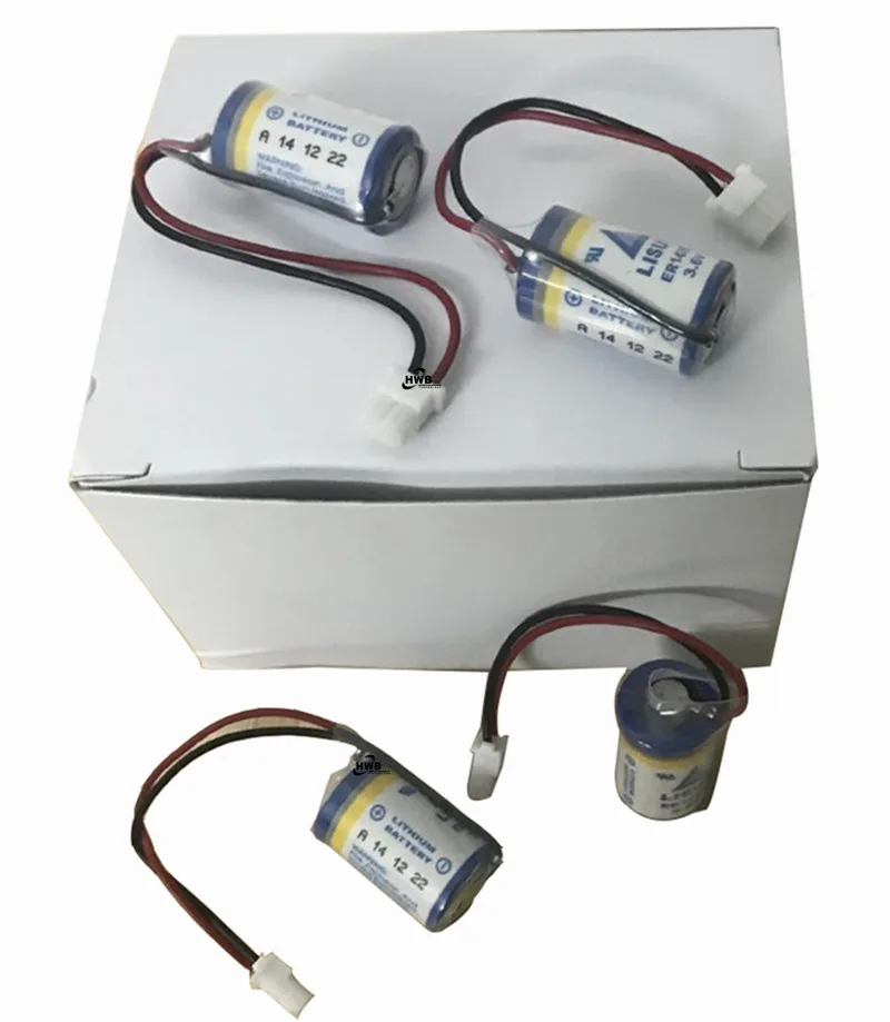 20pcs LISUN LISUN 1 / 2AA ER14250 3.6V lithium battery with plug Delta