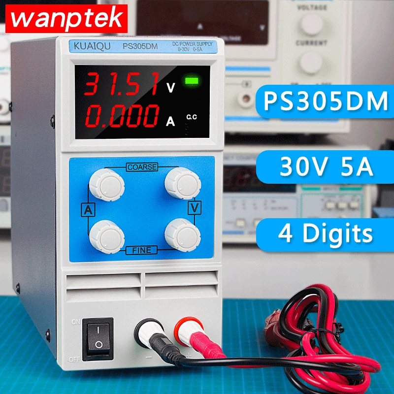 Kuaiqu импульсный источник питания постоянного тока 30V 10A KPS3010D трансформаторы Регулируемый регулятор напряжения переменная источник питания постоянного тока трансформатор - Цвет: PS305DM