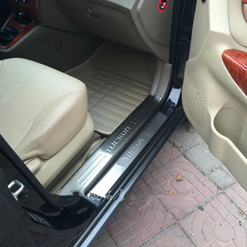 Аксессуары для HYUNDAI TUCSON 2006 2007 2008 2009 2010 2011 2012 2013 2014 дверной порог С приветственной