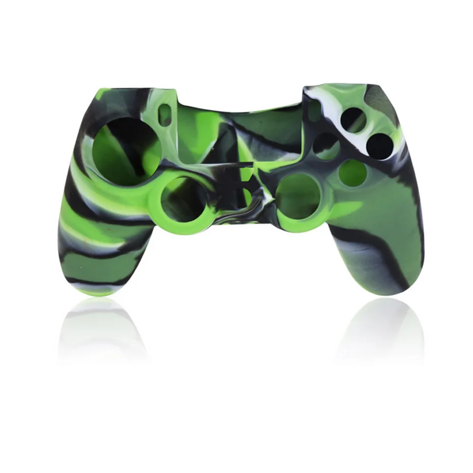 Camouflage Silicone Protective Skin Cover Case for PS4 controller Sony