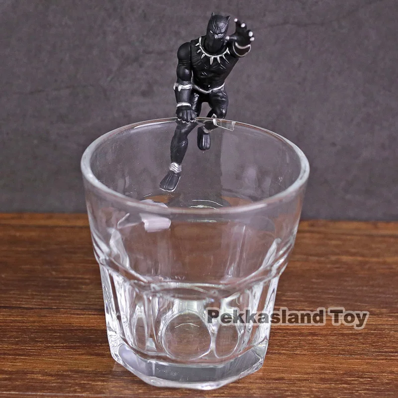 

Marvel Black Panther Computer Cup Decoration Doll Mini PVC Figure Collectible Model Toy