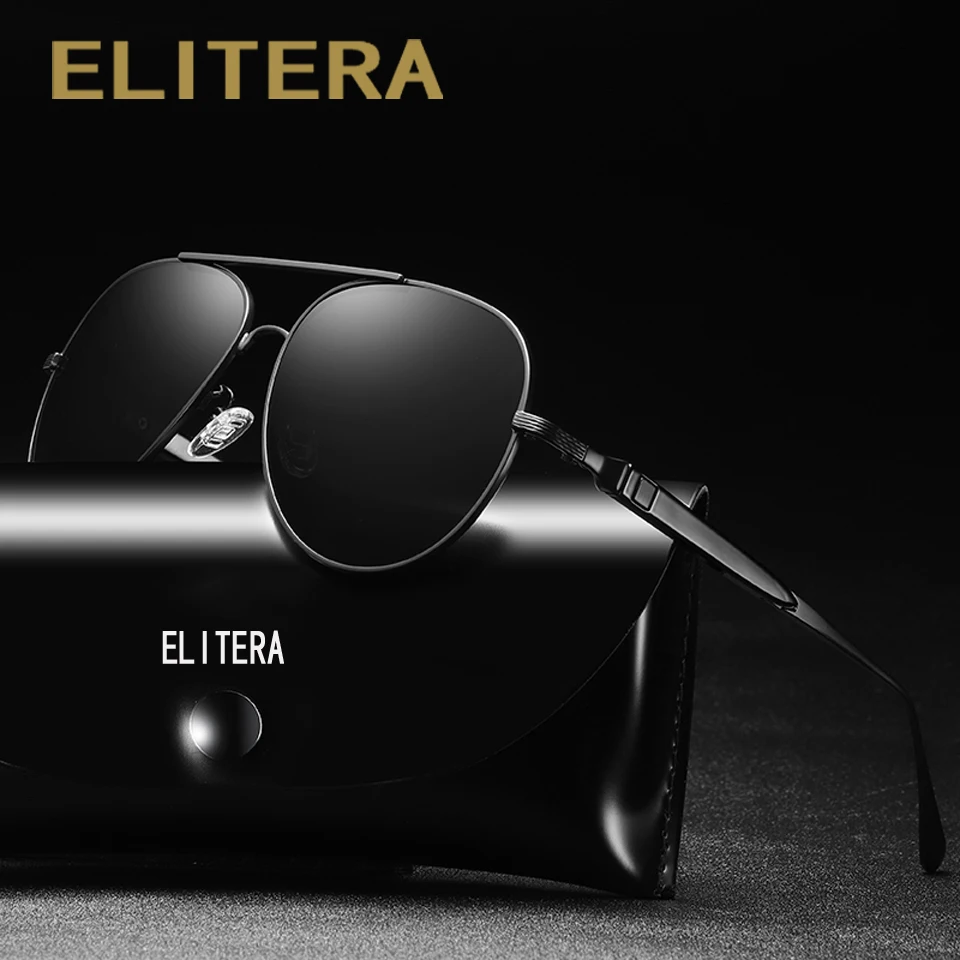 Классические поляризованные солнцезащитные очки ELITERA мужские оправа для