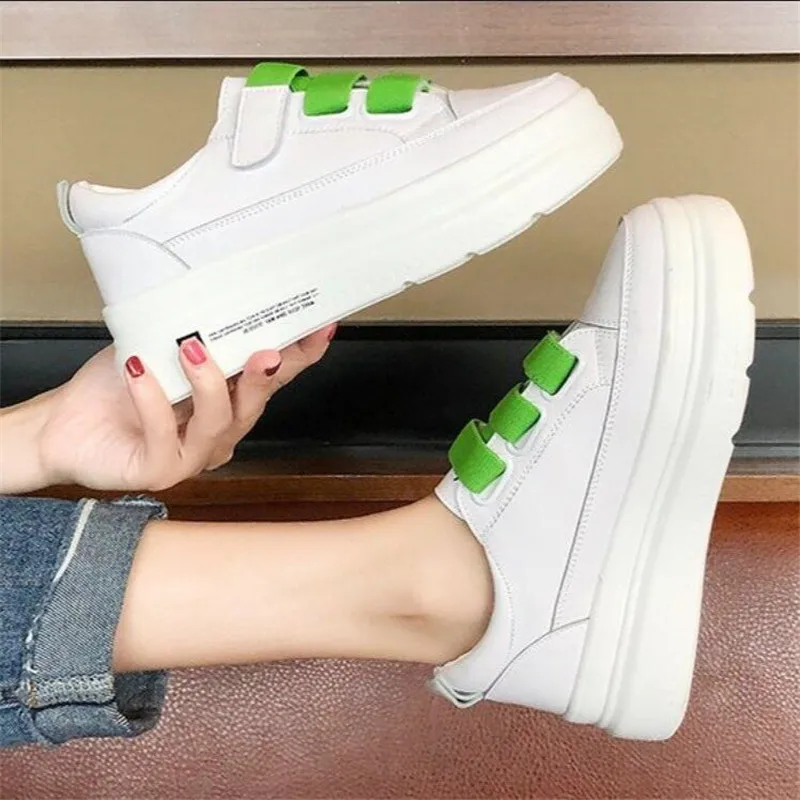 

Mhysa 2019 New Women Shoes White Vulcanize Shoes Spring Sneakers Women Platform Solid Tenis Feminino Women Casual Shoes L411