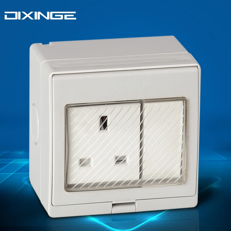 British Power Socket 13A UK Standard Electrical Outlet Grounded With