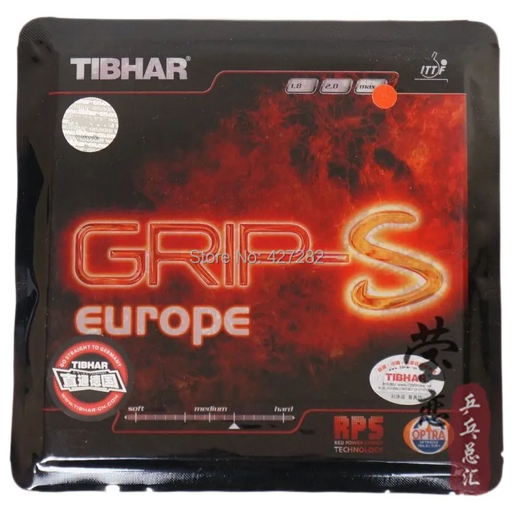 Origianl TibharGRIP S EUROPE table tennis rubber table tennis rackets font b racquet b font sports