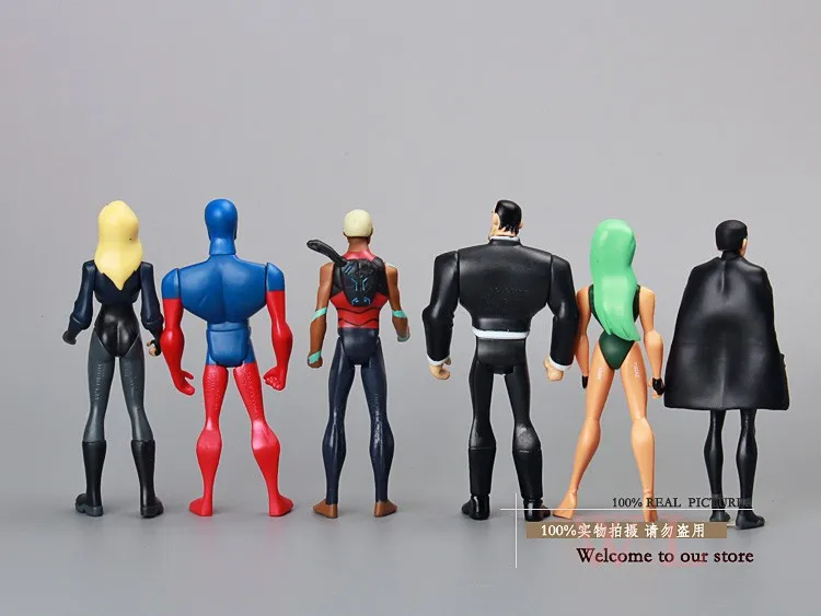 DC Comics Super Heroes Superman Robin Wonder Woman PVC Action Figures Collectible Model Toys 12pcs/