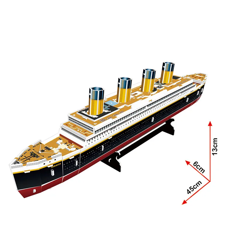 Titanic T4012h 3D головоломка 35 деталей модель