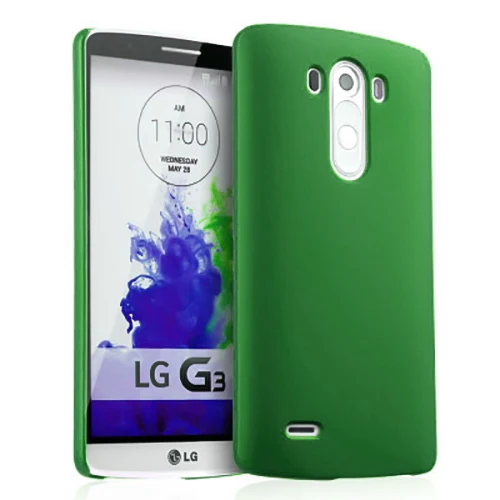 Матовая Пластик Coque 5.5For Lg G3 чехол для Lg G3 D855 D856 D857 D859 телефона чехол-лента на заднюю панель - Цвет: green