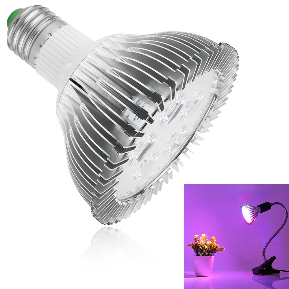 Hydroponic 450w RED Spectrum CFL Compact Lighting Flower Grow Light Bulb