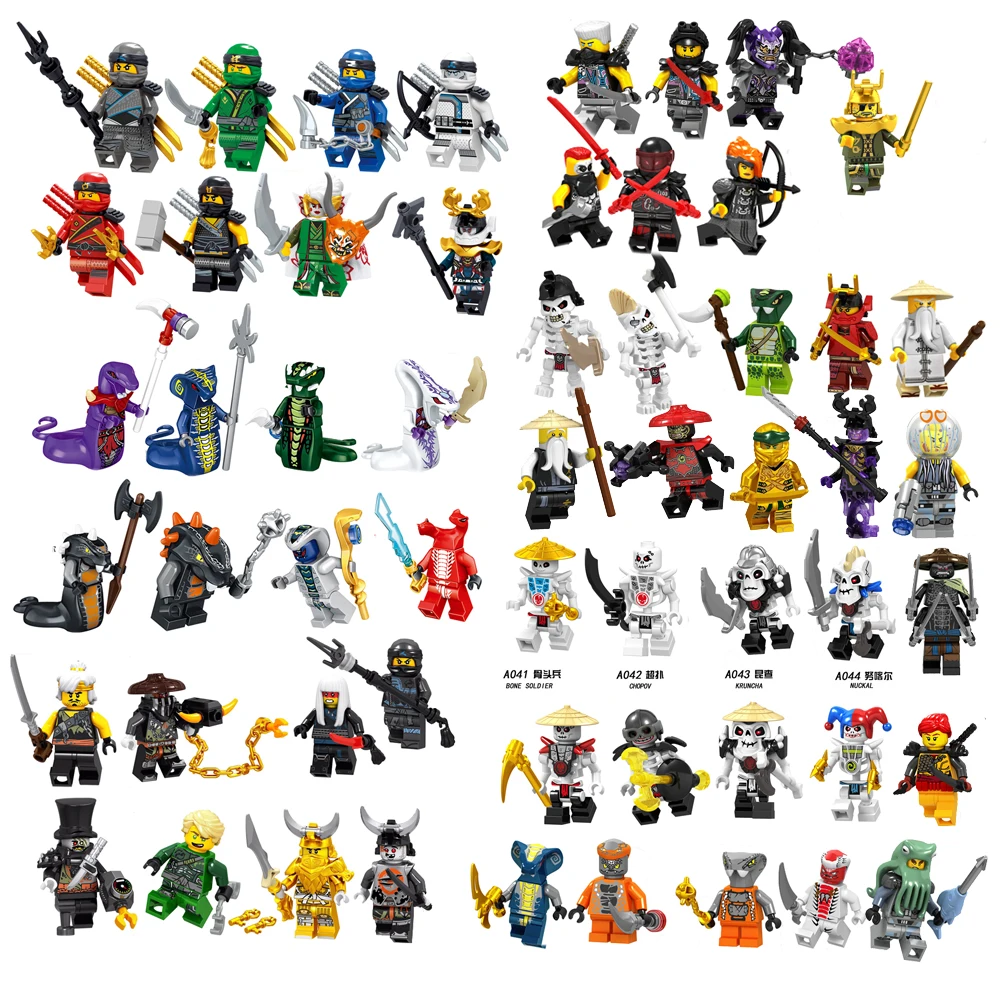 

Legoings Ninjago Sets Ninjaed Heroes Kai Jay Cole Zane Nya Lloyd Compatible Figures Action Toys For Children NO box