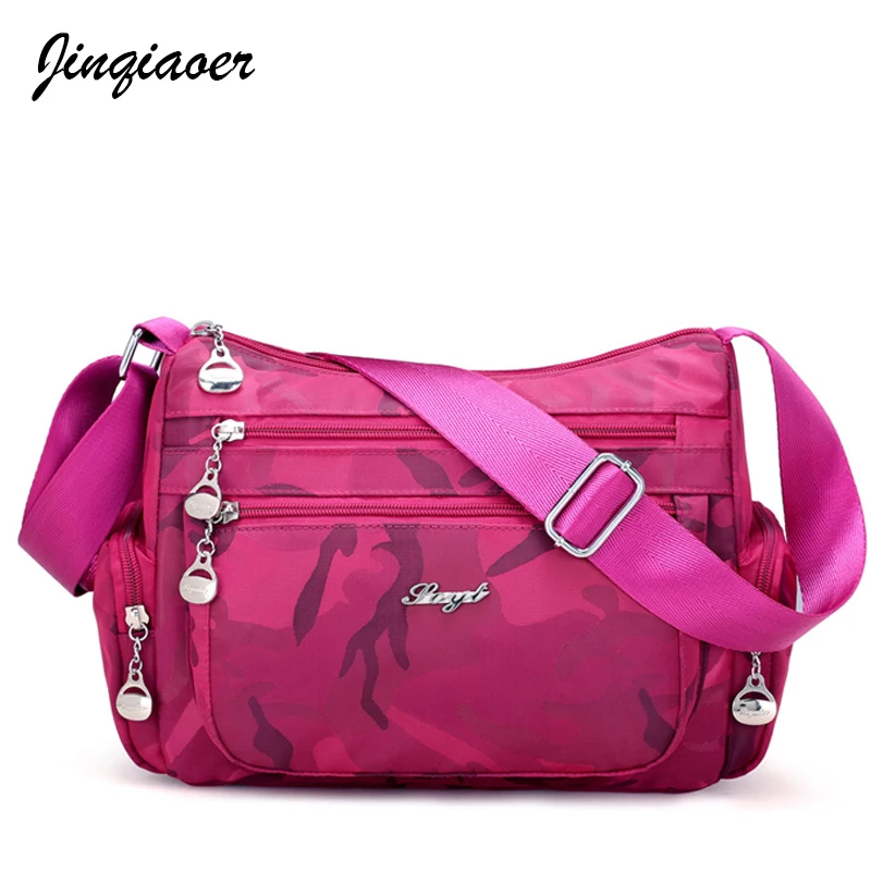 

High Quality Messenger Bag Nylon Waterproof Bags for women Shoulder Crossbody Bags Fashion Ladies Handbags School Bag JQ059/q