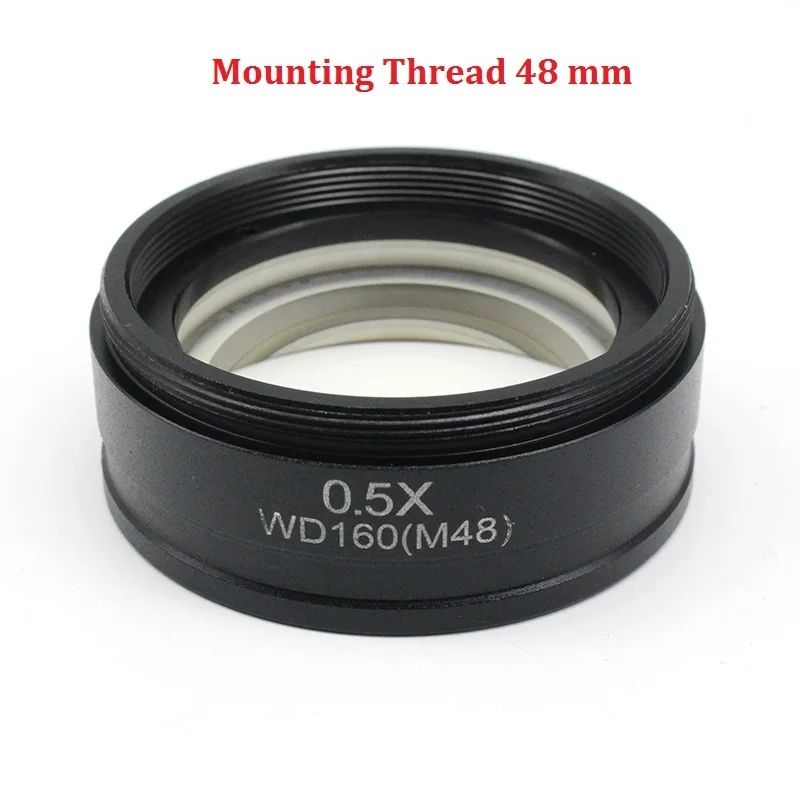 0.5X линза Барлоу рабочее расстояние 160 мм Вспомогательный объектив f ...