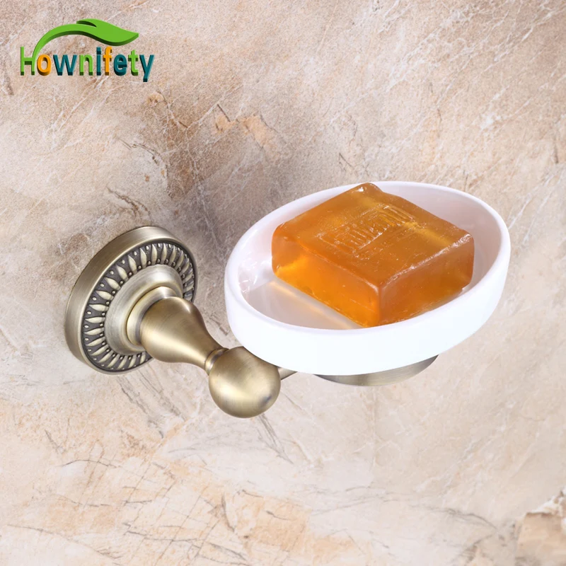 Newly Wall Mounted Soap Dish Holder Bath Soap Basket Brass Soap Rack