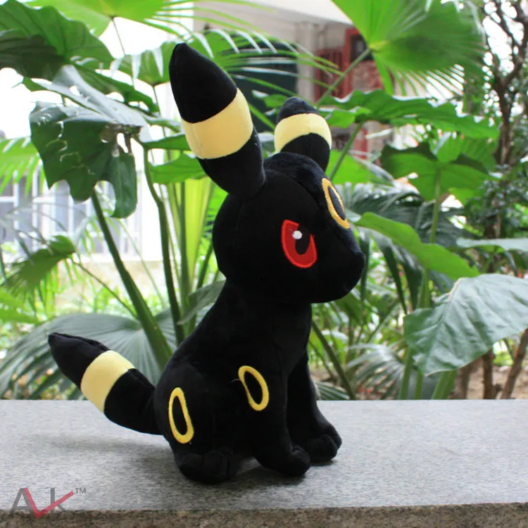 30 см Большой размер сидя Umbreon Eevee плюшевые игрушки мягкие набитые фигурки аниме