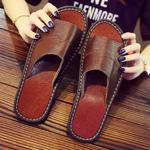 Летние мужские домашние сандалии и тапочки для влюбленных; нескользящие дезодорирующие тапочки с деревянной подошвой; chaussure homme; 30