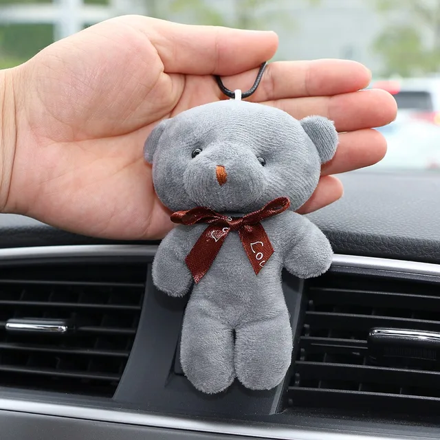 Jolis ornements de voiture en peluche pour femme, pendentif de rétroviseur,  décorations d'intérieur de voiture, nouvelle collection - AliExpress